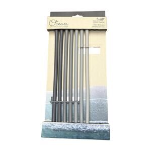 Ocean Reusable Eco Straws Set 7 Pack